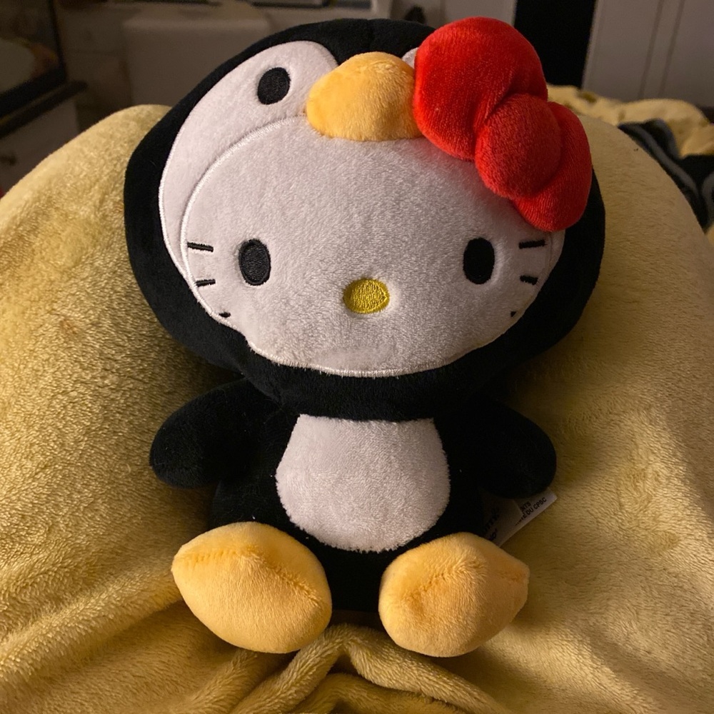 Hello Kitty Black and Red Plush Toy